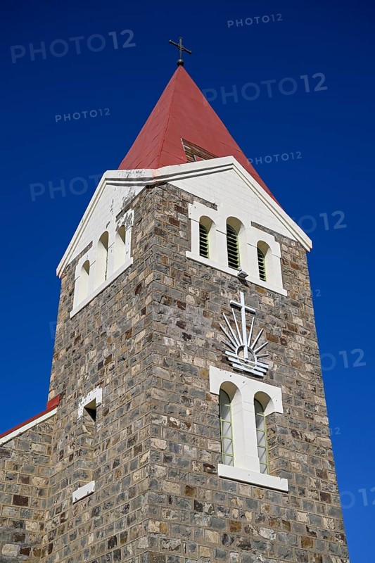 Tower of the New Apostolic Church, Keetmanshoop, Karas Region, Namibia