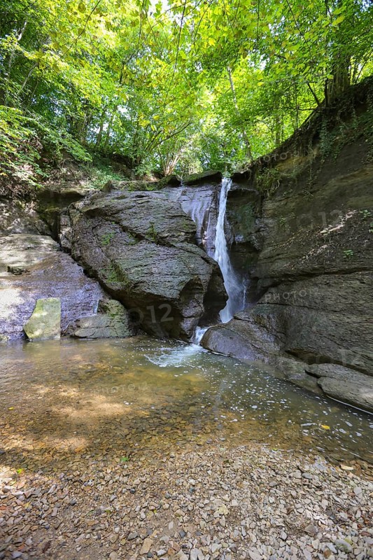 Junginger Gieß, Starzel waterfall, Jungingen im Killertal, Zollernalb, Swabian Alb, Zollernalbkreis, Baden-Württemberg, Germany