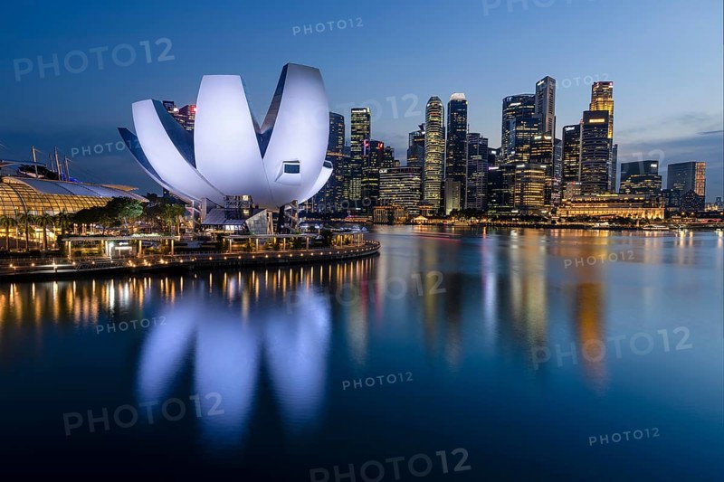 ArtScience Museum, Skyline, Central Singapore District, Singapore