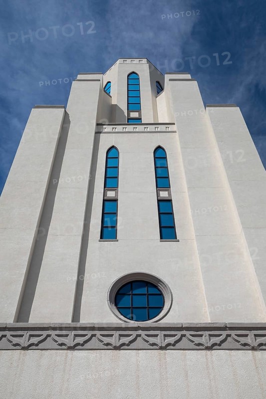 Wheat Ridge, Colorado - The Tower of Memories, a mausoleum in Crown Hill Cemetery, also known as Olinger Cemetery