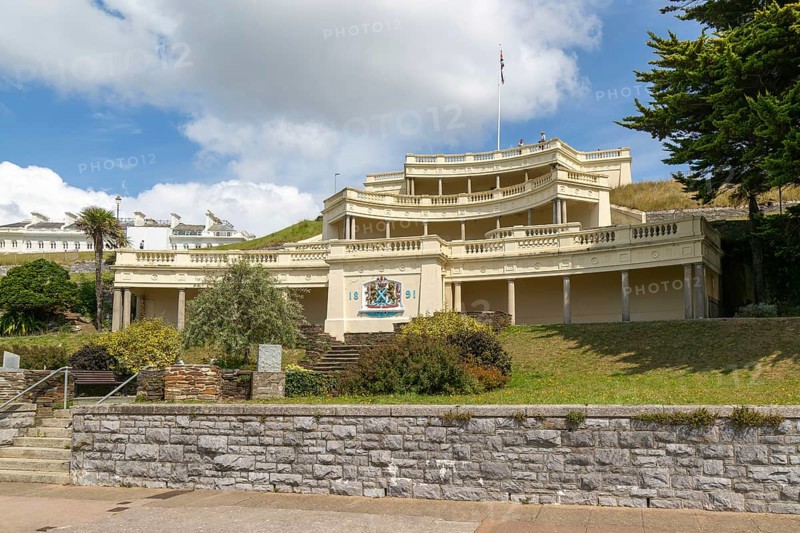 The Belvedere on the Hoe 1891 memorial, Plymouth Hoe, city of Plymouth, Devon, England, UK