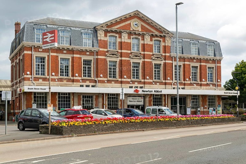 Railway train station building, South Devon House, Newton Abbot, Devon, England, UK 1927 by Percy Emerson Culverhouse