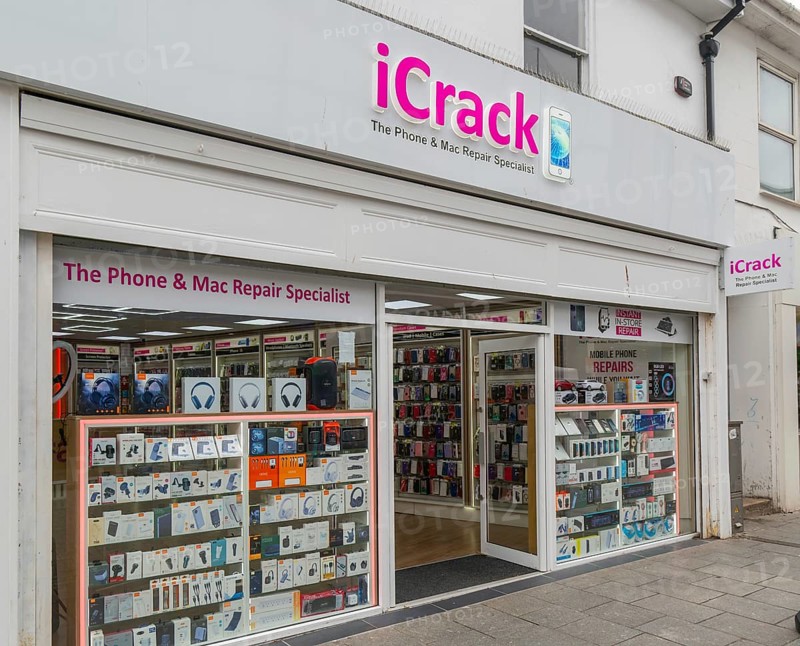 ICrack phone and Mac repair specialist shop store, Union Street, Torquay, Devon, England, UK