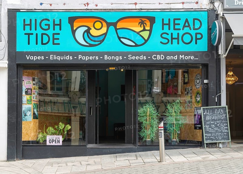 High Tide Head Shop, The Terrace, Torquay, Devon, England, UK