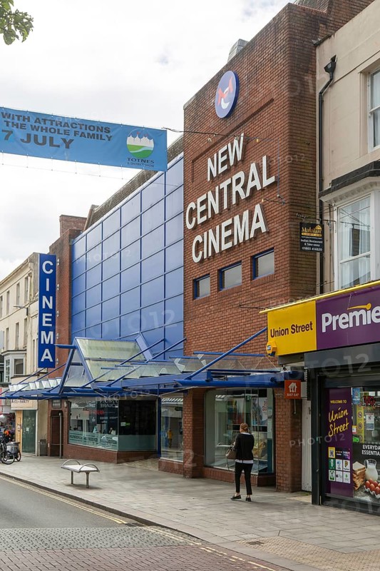 New Central Cinema building, Union Street, Torquay, Devon, England, UK former British Home Stores shop