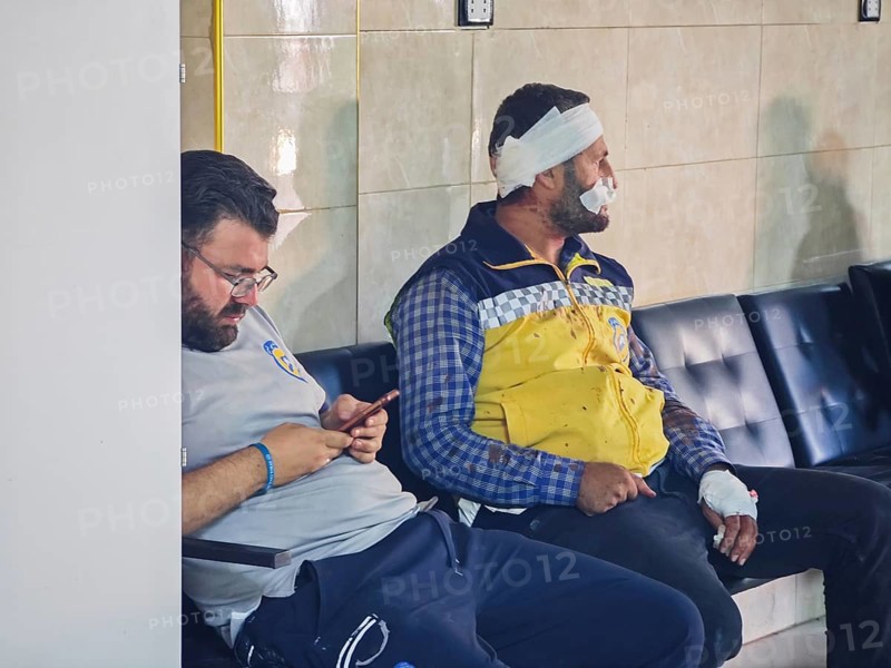 A massive explosion occurred in the town of Maarrat Misrin in the countryside of Idlib in Syria, resulting from the explosion of an ammunition depot, and the explosion left dozens of dead and injured. July 24, 2025, idlib, Syria
