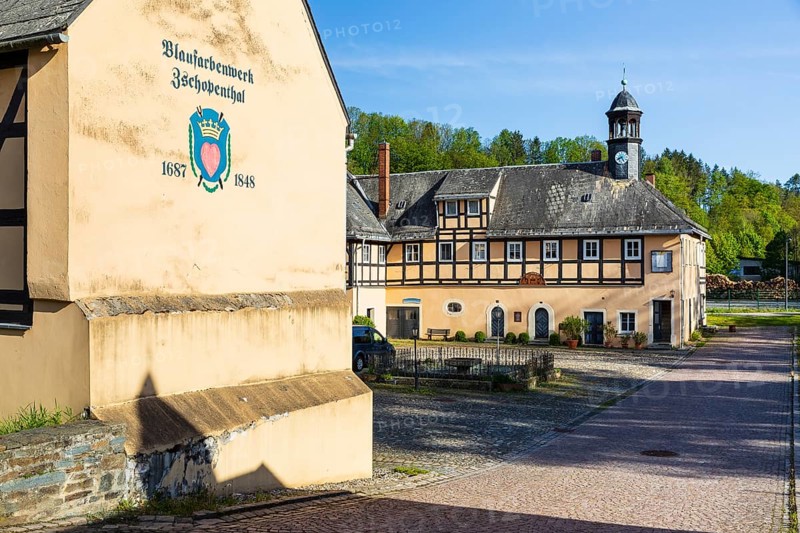 Blaufarbenwerk Zschopenthal, Grünhainichen, Erzgebirge, Saxony, Germany