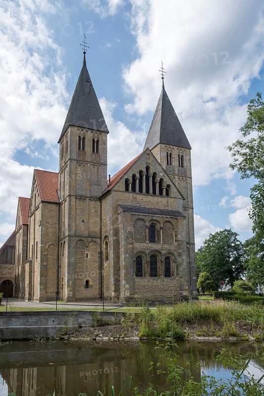 Romanesque Church of St Johannes Baptist, Langenhorst, Ochtrup, Münsterland, North Rhine-Westphalia, Germany
