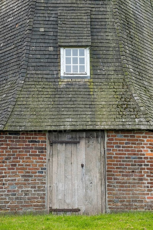 Quantwicker Mühle, entrance, Ahaus-Wüllen, Münsterland, North Rhine-Westphalia, Germany