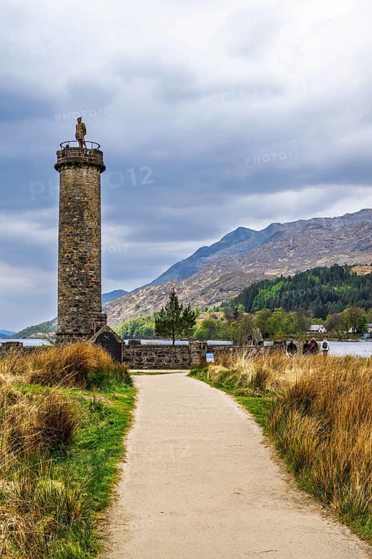 Glenfinnan Monument, Loch Shiel, Glenfinnan Viaduct, River Finnan, West Highland, Scotland, United Kingdom