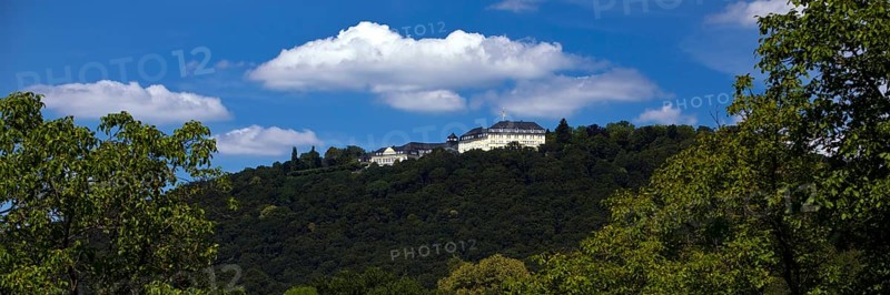 Grandhotel and Spa Petersberg on the mountain of the same name, Siebengebirge, Königswinter, North Rhine-Westphalia, Germany
