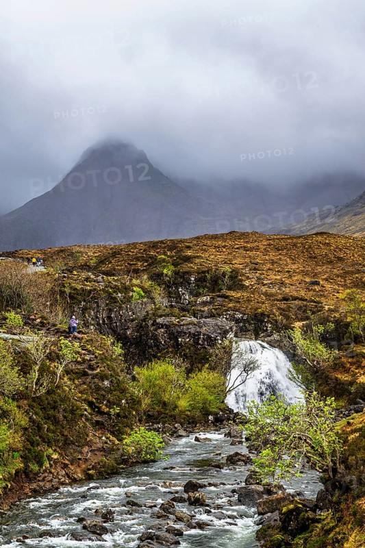 Fairy Pools and Waterfalls, Glen Brittle, Black Cuillin, Isle of Skye, Scotland, UK