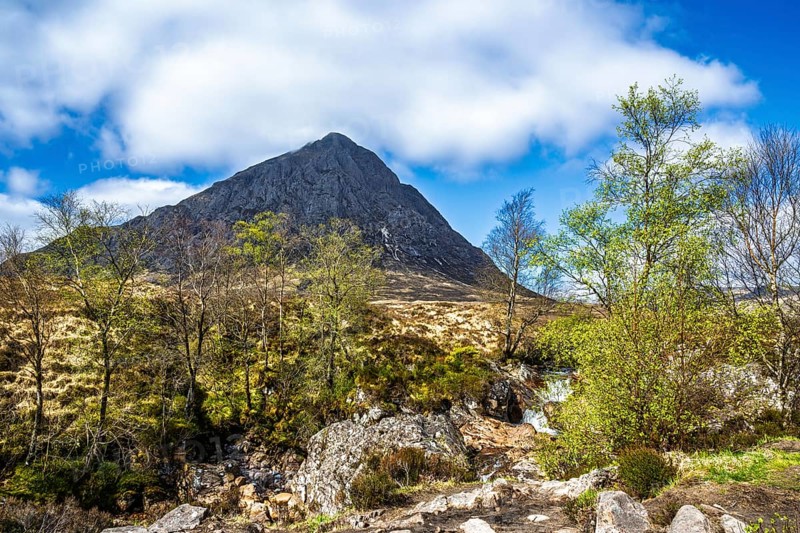 Buachaille Etive Beag in Glencoe, Highlands, Scotland, UK