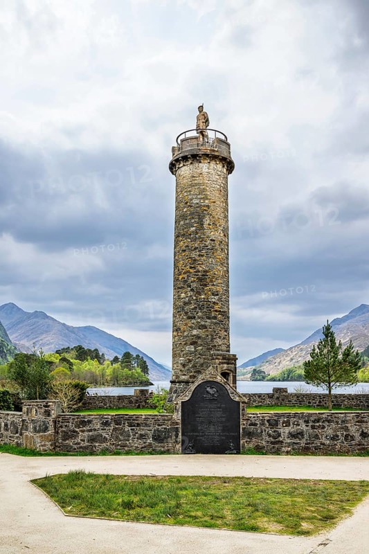 Glenfinnan Monument, Loch Shiel, Glenfinnan Viaduct, River Finnan, West Highland, Scotland, United Kingdom