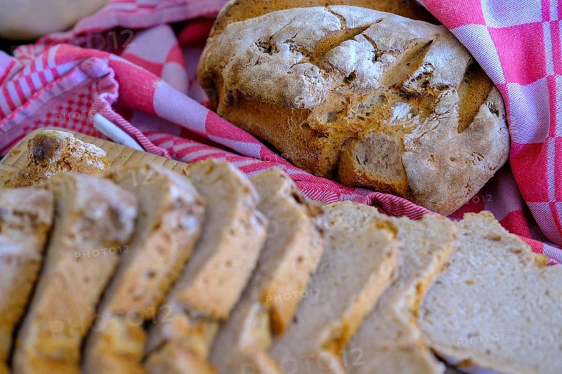 Homemade bread, fresh bread, food, Upper Bavaria, Bavaria, Germany
