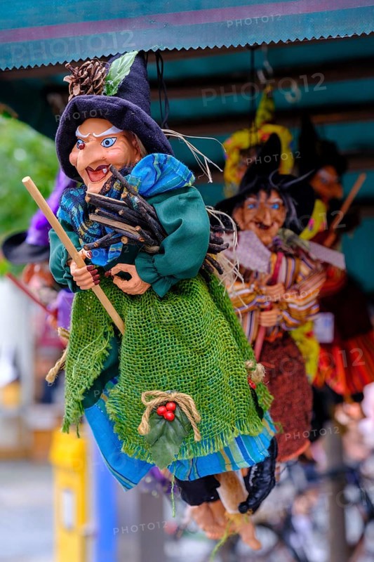 Witch, doll, Brocken, souvenirs, souvenir shop, Harz souvenirs, Wernigerode, Harz, Saxony-Anhalt, Germany