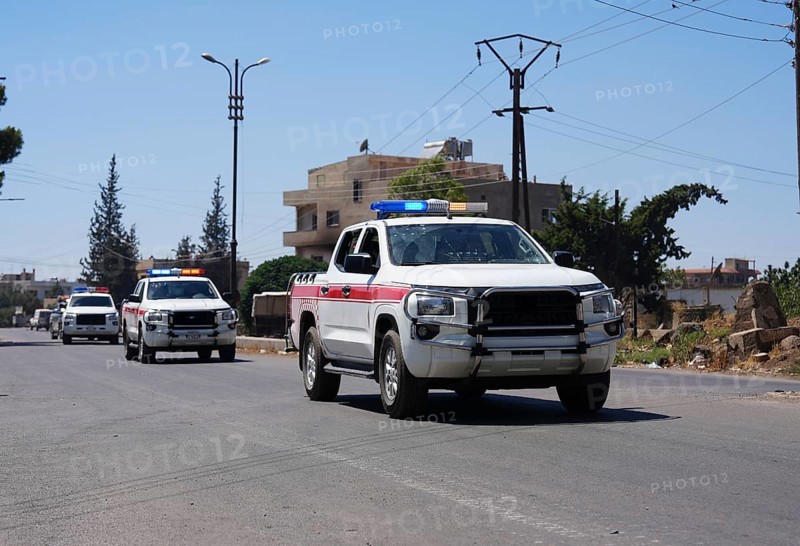 Syrian security forces deploy in the Druze city of Sweida to protect civilians