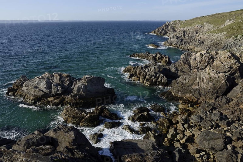 Rocky coast, Cap Sizun, Finistere department, Brittany, France