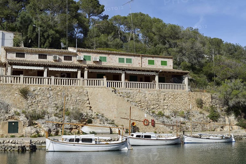 Boats in the fishing harbour of Cala Figuera, Majorca, Balearic Islands, Spain