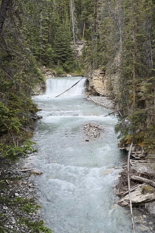Waterfall, Johnston Canyon, Johnston Creek, Banff National Park, Alberta, Canada