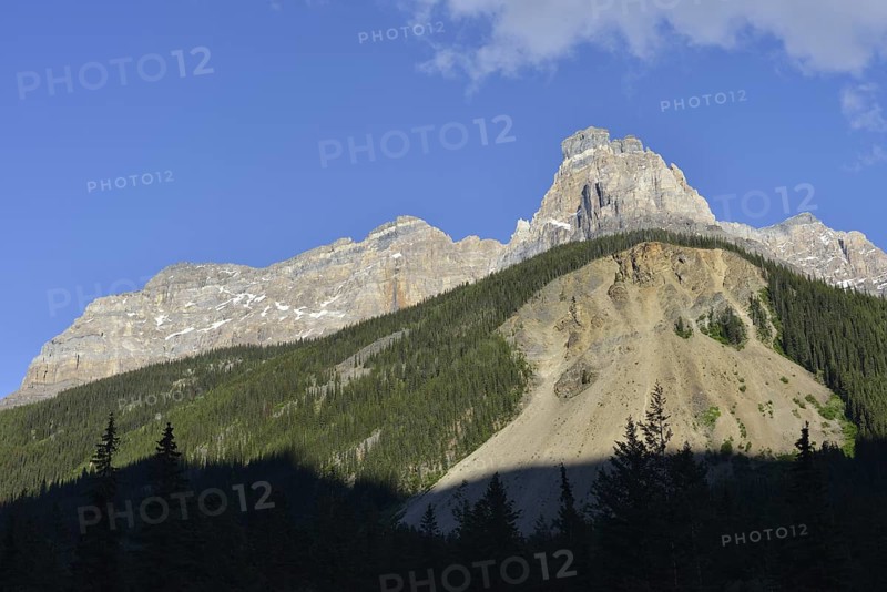 Cathedral Mountain and Cathedral Crags, Yoho National Park, British Columbia, Canada