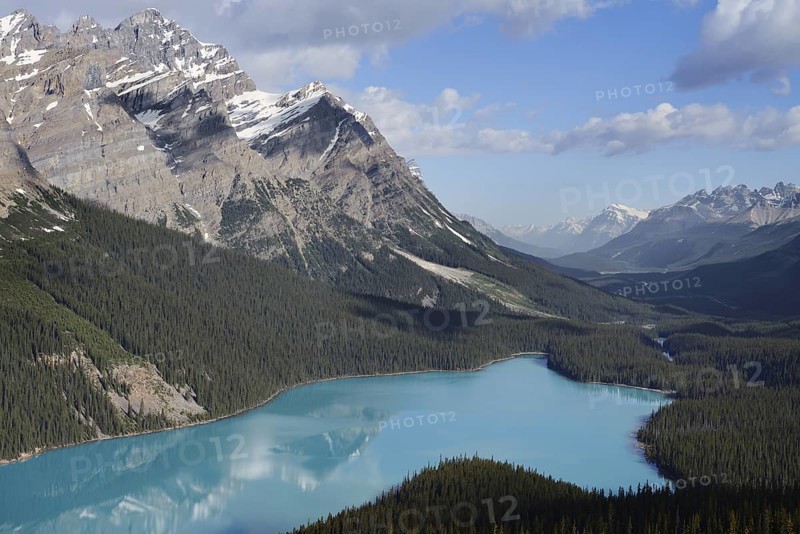 Glacier lake Peyto Lake, Icefields Parkway, Banff National Park, Alberta, Canada