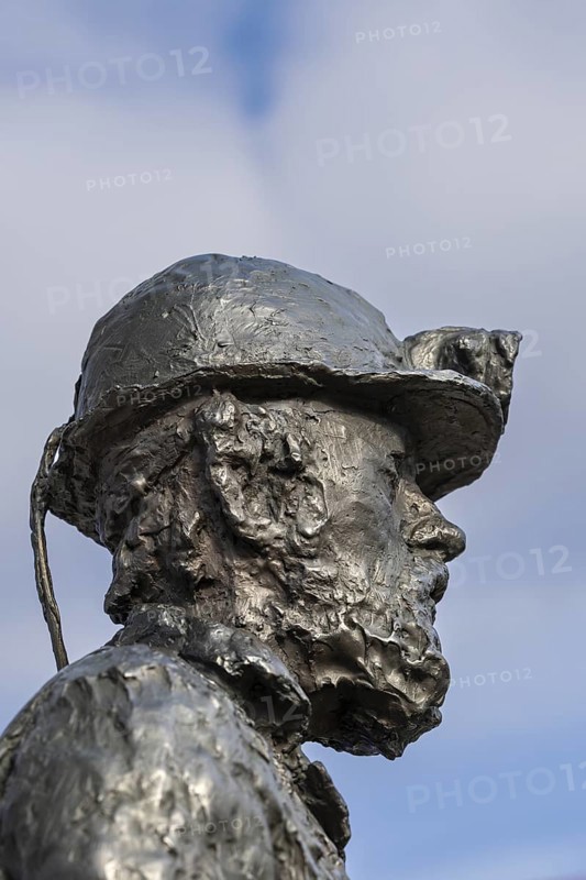 Miner, Statue, Longyearbyen, Spitsbergen, Svalbard