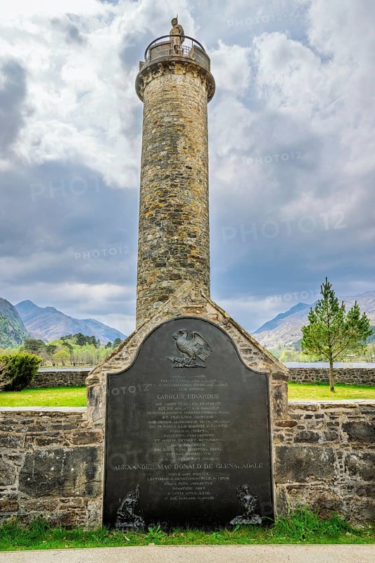 Glenfinnan Monument, Loch Shiel, Glenfinnan Viaduct, River Finnan, West Highland, Scotland, United Kingdom