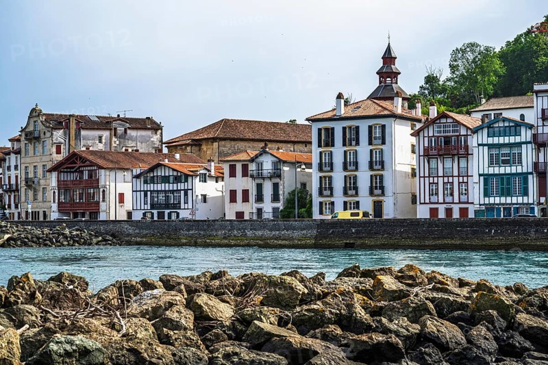 Marina in Saint-Jean-de-Luz, Nouvelle-Aquitaine, Pyrenees-Atlantiques, France