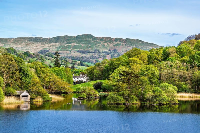 Rydal Water, Rydal, Ambleside, Lake District, Westmorland, Cumbria, England, United Kingdom