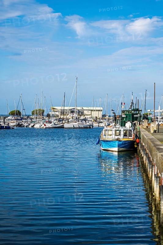 Marina and Beach in Arcachon, Gironde, France