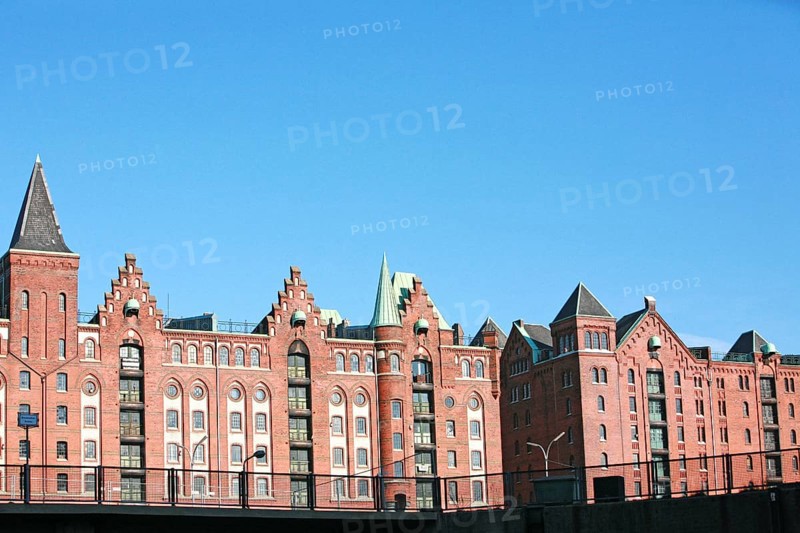 Brick Gothic, Historic building, Warehouses, Hamburg, Germany