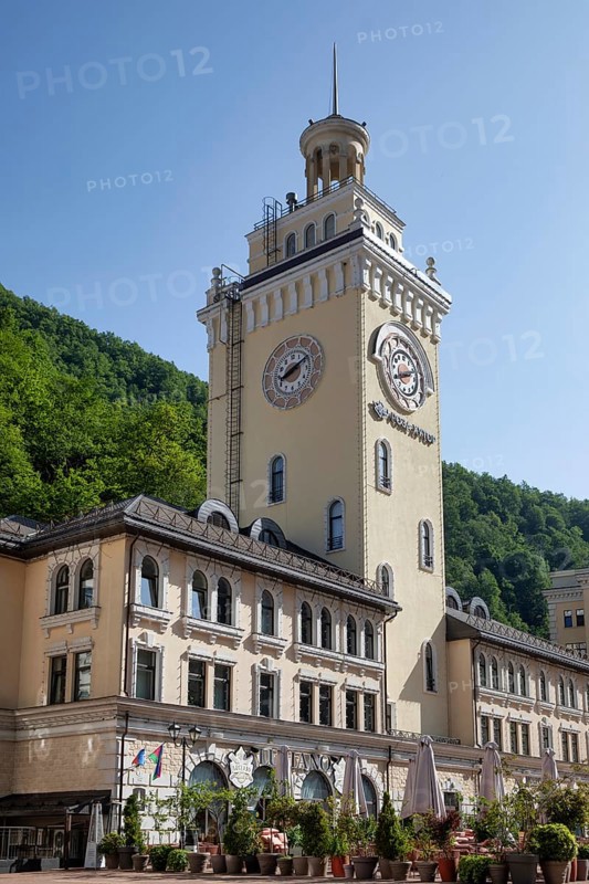 The Town Hall.Rosa Khutor. Big Sochi. Russia