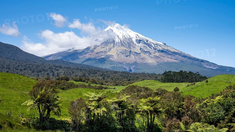 Mount Taranaki, Egmont National Park, Taranaki Region, North Island, New Zealand