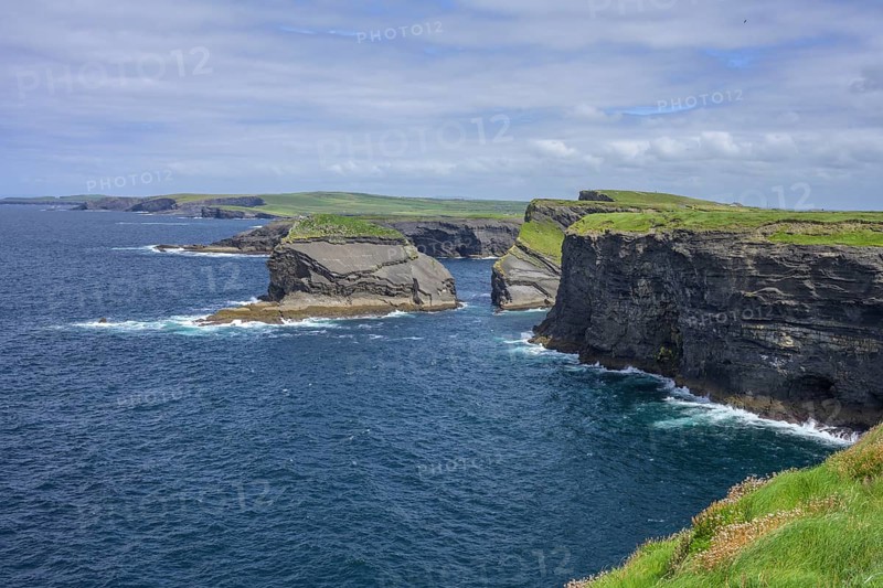 Cliffs of, Kilkee, County Clare, Ireland