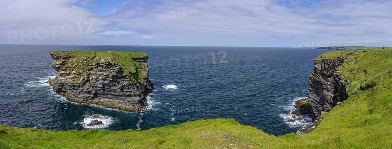 Bishops island and cliffs of, Kilkee, County Clare, Ireland