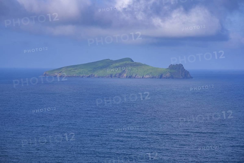 View from Clogher Head to Inishtooskert Island (sleeping Giant), Clogher, Kerry, Ireland