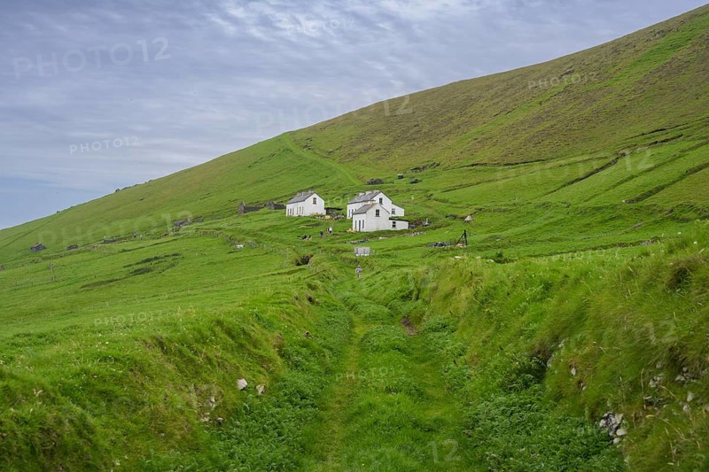 Renovated Homes, Great Blasket Island, Dunquin, Kerry, Ireland