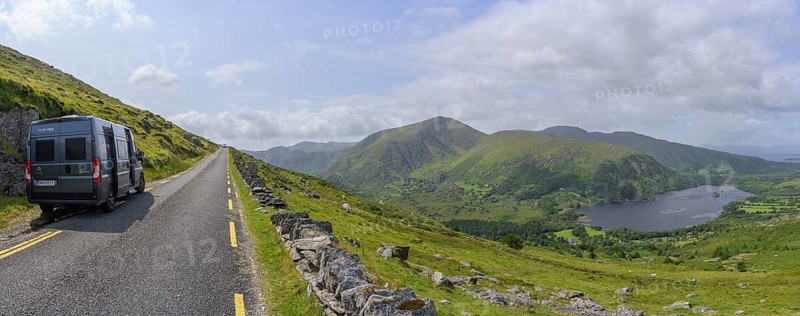 Drive to Healy Pass on the right Glanmore Lake, Coolcreen, Glanmore, Kerry, Ireland