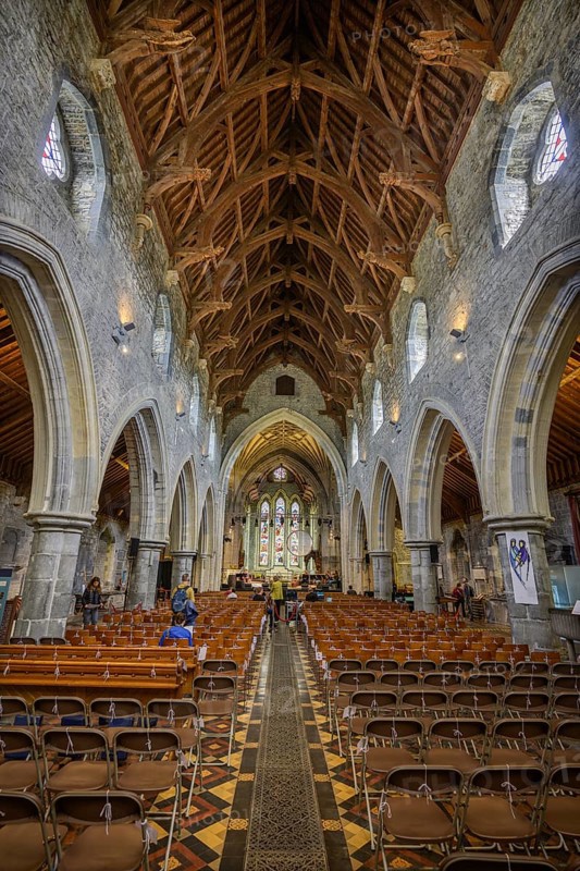 Interior view of St. Canice's Cathedral, Kilkenny, County Kilkenny, Ireland