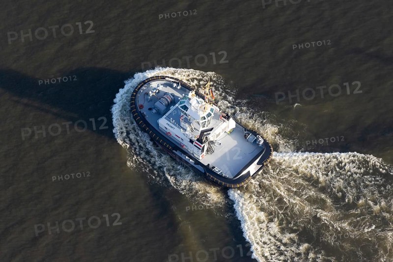 Tug, ship, prompt, harbor, Elbe, workship, Hamburg, Germany