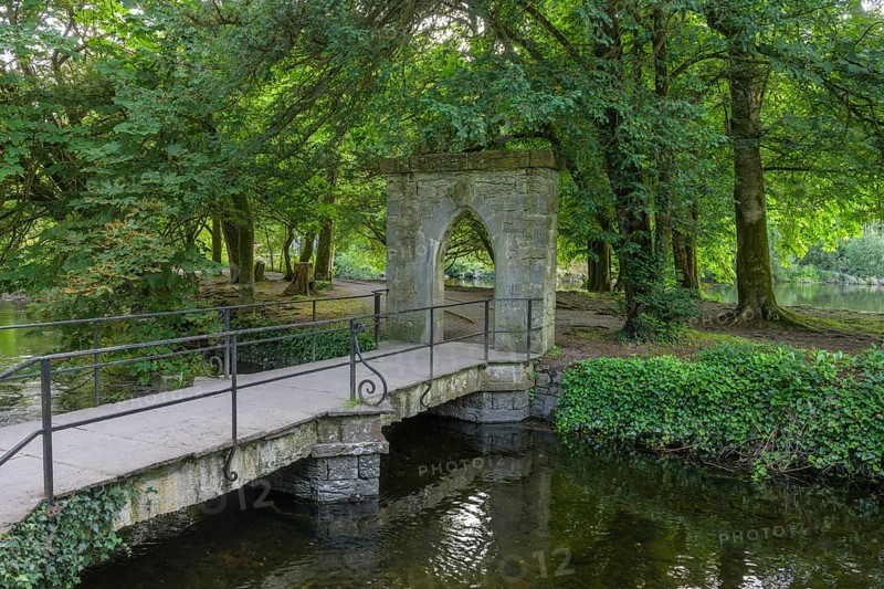 Stone bridge in the park, Cong, County Mayo, Ireland