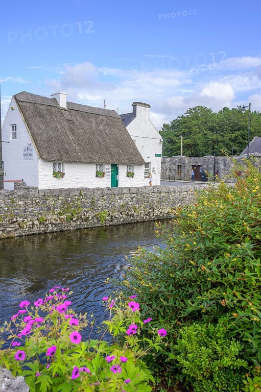 Thatched house (Museum Film Quiet man), Cong, County Mayo, Ireland