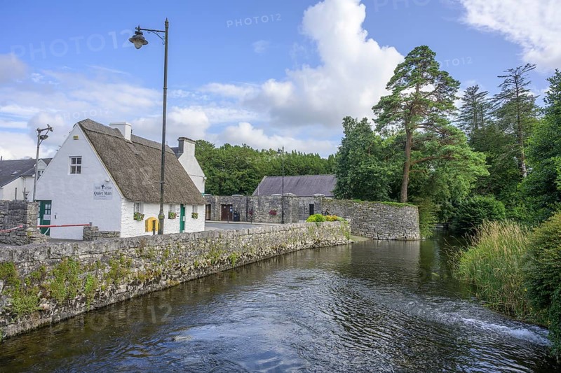 Thatched house (Museum Film Quiet man), Cong, County Mayo, Ireland