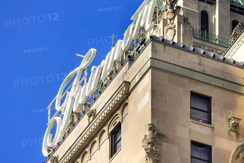 Toronto, Ontario, Canada, 12 August, 2025: Toronto landmark Fairmont royal York hotel located in downtown close to Union Station and financial center
