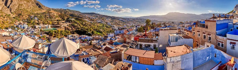 MAR, Chefchaouen, Pano, HDR