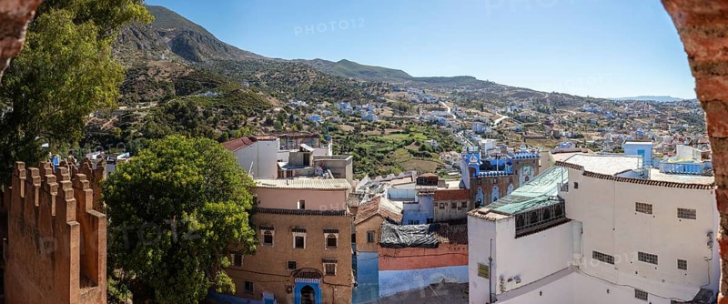 MAR, Chefchaouen, Medina, Pano
