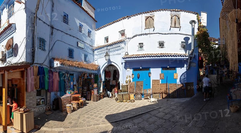 MAR, Chefchaouen, Medina, Pano