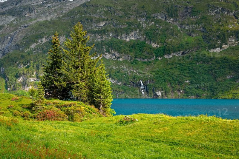 Engstlensee near Engstlenalp, Canton of Bern, Switzerland