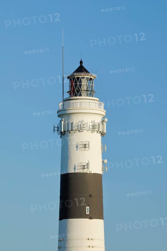 Langer Christian lighthouse near Kampen on the island of Sylt, Germany